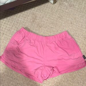 Patagonia Pink Athletic Shorts Lightweight Elastic Waist